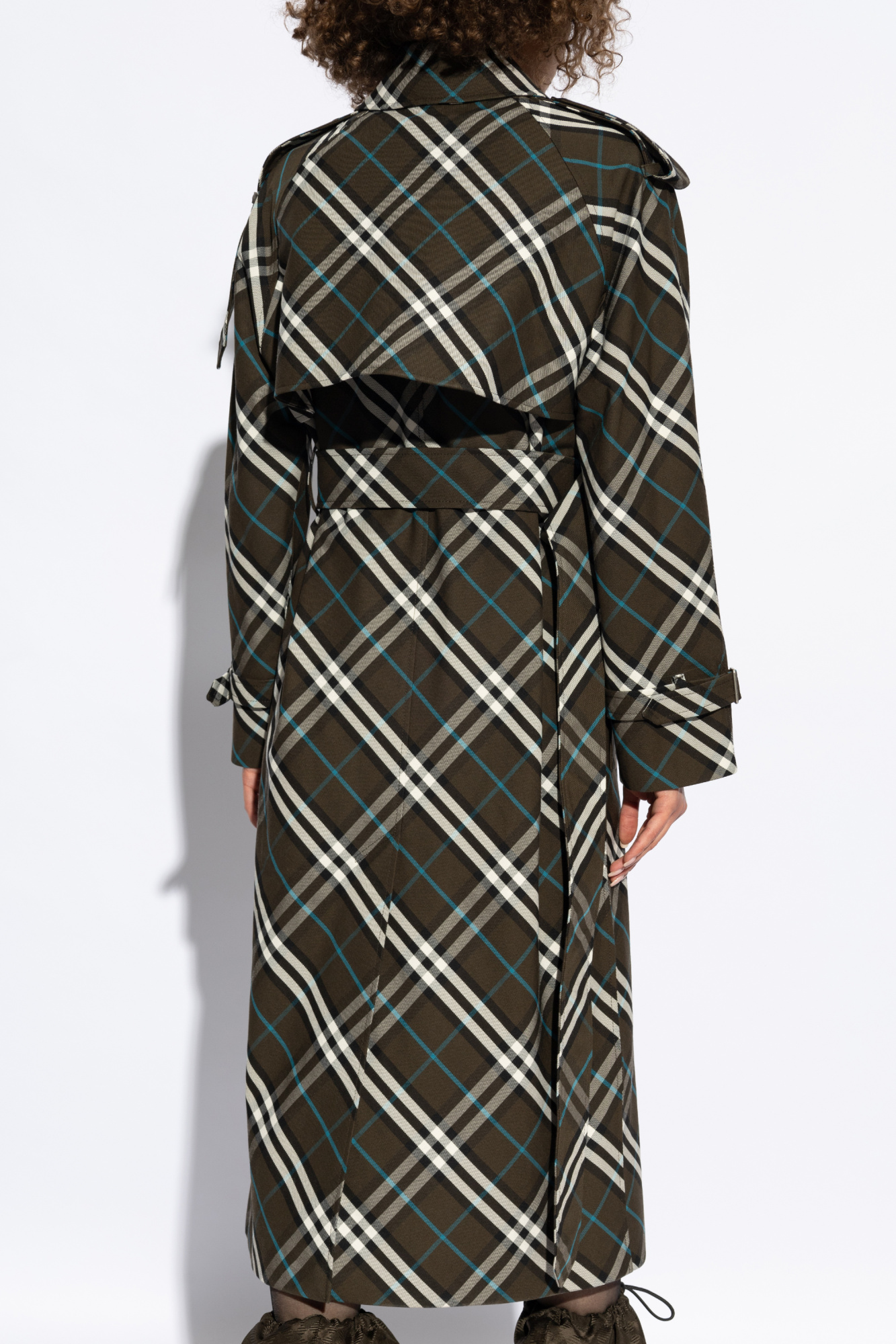 コート BURBERRY Women Trench Coats 8095300 C1213 Black Burberry Women's Amberford Hooded Shell Trench Coat Black - US
